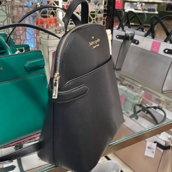 Kate Spade Staci Dome Backpack Black - Picture 2 of 16